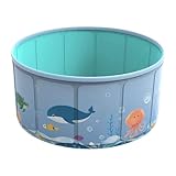 Faltbarer Hundepool – PVC- -Badewanne | zuverlässiger Stabiler Swimmingpool für kleine Hunde |...