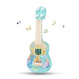 Kinder Ukulele 26cm Kinder Ukulele Gitarre Spielzeug mit 4 verstellbaren Saiten Mini Kinder...