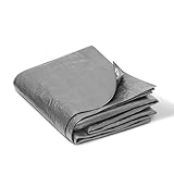 A-TEX® Abdeckplane 90g/m² (Grau, 2 x 3 m) | Verschiedene Stärken, Größen und Farben wählbar |...