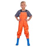 Generisch Pyjama Herren Schwarz Mädchen, Jugend-Wathose zum Angeln mit Tasche für Kleinkinder,...