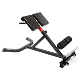 HTDRE Verstellbarer römischer Stuhl, Sit-Up-Bank für das Heim-Fitnessstudio, multifunktionales...