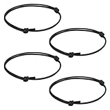 AOZUO 4 Stück Lederarmband Herren, Lederarmband Damen Geschenk für Männer und Frauen Armbänder...