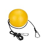 BommFu Pool Seilbojen - Marine Bojen | Hochsichtbare Markierungsboje Mit Schnur Und Karabiner Für...