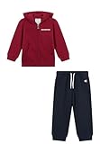 Champion Jungen Legacy Boys Anzug mit Kapuze und durchgehendem Reißverschluss, rot, 74