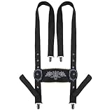 Scinzene Trachten Hosenträger für Herren aus Alcantara-Lederimitat, Y-Form Oktoberfest...