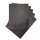 MXELDN 5 Stück Magnetplatten im DIN A4 Format 21 x 29,7 cm 0,4 mm flexible Magnete zum Basteln und...