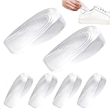 6 Stück/ 3 Paar Schuheinlagen Erhöhung 2cm, Silikon Gel Fersenkeil Achillessehne Einlagen,...