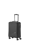 travelite 4-Rad Handgepäck Koffer klein 37 Liter, Gepäck Serie BALI: ABS Hartschalen Trolley...