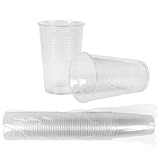 HEKU 50 transparente Einweg-Trinkbecher 0,3l | Aus Polypropylen | Ideal für Partys und...