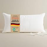 Brönning Daunenkissen 40x80 | Made in Germany Kopfkissen 40x80 Daunen | 3-Kammer Daunenkissen |...
