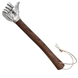 Buhdjfnke Ergonomischer Faustgriff für Outdoor-Hammer - Edelstahl mit Rosenholzgriff für Outdoor,...