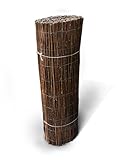 Weidenmatte in 20 Größen - Sichtschutz Zaun Windschutz Sichtschutzmatte Weidenzaun für Garten,...