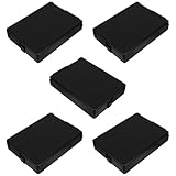 jojofuny 5 Stück Teiliges Pin-anstecker-display mit Klappdeckel und Schwarzer Schwamm-einlage...