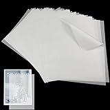 100 Stück Transparentpapier 17g/m², Suofuolef A4 210X 297mm Pauspapier für Skizzieren, Pausieren,...