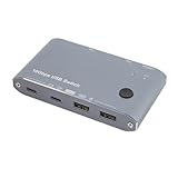 Annadue USB 3.2 -Schalter für 2 Computer, 4 Port USB C und Einen Hub mit 10 -Gbit/S...