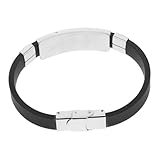LOORGVEL Antistatisches Silikon Sportarmband für Damen und Herren Rutschfestes Anti static Armband...