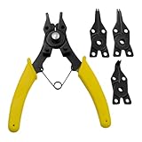 Robuste Sicherungsringzangen | 4-in-1-Werkzeug für Schlauchschellen | Robuste Zangen für Ringe |...
