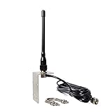 HYS VHF Marine Antenna Gummi Antenne mit Halterung 5m RG58 Kabel für VHF Mobile Marine Radios