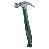 Bosch Klauenhammer 450g / 16oz (Extra große Schlagfläche; Robuster Kohlenstoffstahl; V-förmige...