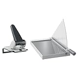 Leitz Set Extrastarker Registraturlocher & Precision Office Hebelschneider A3,...