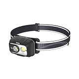 Hama Stirnlampe LED wiederaufladbar (leichte Kopflampe mit 500 Lumen, 80 m Reichweite, 4 Modi,...