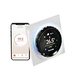 Qiumi Smart Digital Thermostat mit TFT-Farbbildschirm-Drehknopf-Steuerung für elektrische Heizung,...