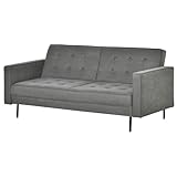 HOMCOM Schlafsofa Schlafcouch 3-Sitzer Stoffsofa mit Schlaffunktion Bettsofa Sofa mit verstellbarem...