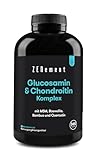 Glucosamin & Chondroitin Hochdosiert, 365 Kapseln mit MSM, Boswellia, Bambus und Quercetin - trägt...