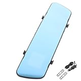 FOMIYES Spiegel Dashcam Dünn 24 Zoll Einzellinse mit Front und Rückfahrkamera Rückspiegel...