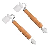 Alipis 2 Stück Tapetenroller mit Dualkopf für Innen und Außenecken Verschleißfeste Andruckrolle...