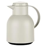 Emsa Samba Isolierkanne F40104 | 1 Liter | Quick Press Verschluss | 100% dicht | 12h heiß, 24h kalt...