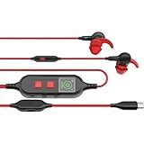 NPXUAMTJ Gaming Kopfhörer Ohr Typ C Kabelgebundener Gaming Kopfhörer Digitaler Bildschirm Mit...