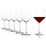Stölzle Lausitz Burgundergläser Revolution 6er-Set 545 ml – Elegante Rotweingläser ideal für...
