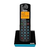 Alcatel S280 Schwarz und Blau, Freisprecheinrichtung, Anrufsperre, Telefonbuch mit 50 Namen und...