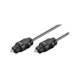 Wentronic Toslinkkabel auf Toslinkstecker 2,2 mm, 0,5 m (1 Stück)