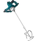 PRIJESSE 2100W Rührwerk Profi Mörtelrührer mit 6-Gang-Getriebe & M14 Spiralstange | 0-1500 U/min...