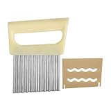 Generisch Pommes Schneider Edelstahl | Wellenschneider Für Kartoffeln | Wellenschnitt Pommes...