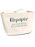 COZYINT Witzige Toilettenpapier Aufbewahrung | Platzsparende Klopapier Aufbewahrung oder...