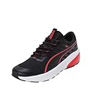 PUMA Unisex Adults Cell Glare Road Running Shoe, Black-for All TIME RED