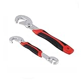 YANHAO SchraubenschlüSsel Set Auto-Ratschenschlüssel Key Set Universal Socket Spanner Wrench Stahl...