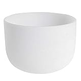 Josenidny 20,3 cm (8 Zoll) Solar-Plexus-Klangschale aus Eisquarzglas