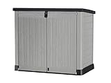 Keter Store-it-out Pro Mülltonnenbox, 145.5x82x123cm, Robuste Abfallbehälter-Lösung, 1200L,...