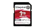 Kingston Canvas React Plus V60 SD 1TB SDXC UHS-II 280R/150W U3 V60 for Full HD/4K
