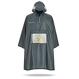 STANDWERK® Regenponcho Herren & Damen - Mit Ärmel und geschlossenen Seiten für rundum Schutz -...