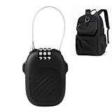 Skischloss, Gepäckkabelschloss | Tragbares einziehbares Kinderwagen-Schloss, schwarzer Rucksack,...