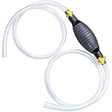 Ipetboom Manuelle Ölpumpe mit 3m Schlauch Langlebige Kunststoff Handpumpe für Benzin Öl und...