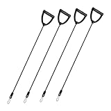 MUSISALY 4 Stück Stepper-spannseil Fitnessbänder Pedal Für Widerstandsbänder Widerstandsband...