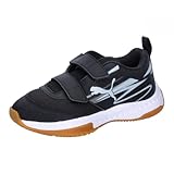 PUMA Unisex Kinder Varion Ii V Jr Indoor Court Shoe, Puma Black Cool Light Gray Gum, 28 EU