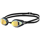 ARENA Cobra Core Swipe Mirror Unisex-Wettkampfbrille für Erwachsene, Schwimmbrille mit Gebogenen...