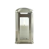 designgrab AEL5 Grablampe Venezia aus Edelstahl, Silber, 13 x 13 x 24 cm